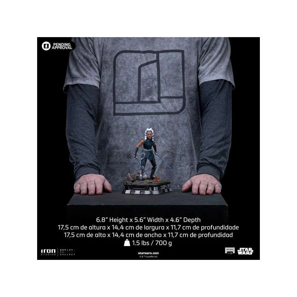 STAR WARS AHSOKA CHILD VERSION ART SCALE 1/10 STATUA FIGURE IRON STUDIOS
