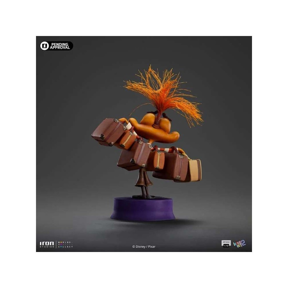 INSIDE OUT 2 ANXIETY ART SCALE 1/10 STATUA FIGURE IRON STUDIOS