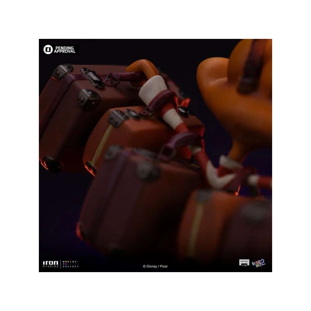 INSIDE OUT 2 ANXIETY ART SCALE 1/10 STATUA FIGURE IRON STUDIOS