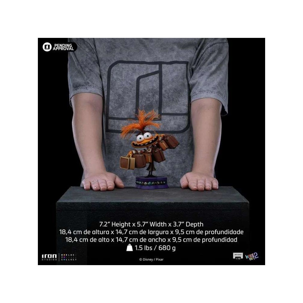 IRON STUDIOS INSIDE OUT 2 ANXIETY ART SCALE 1/10 RESIN STATUE FIGURE