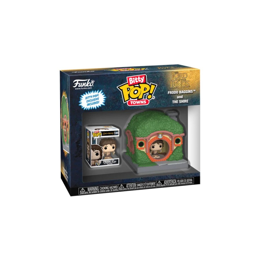 FUNKO FUNKO BITTY POP! TOWNS THE LORD OF THE RINGS FRODO AND THE SHIRE VINYL MINI FIGURE DIORAMA