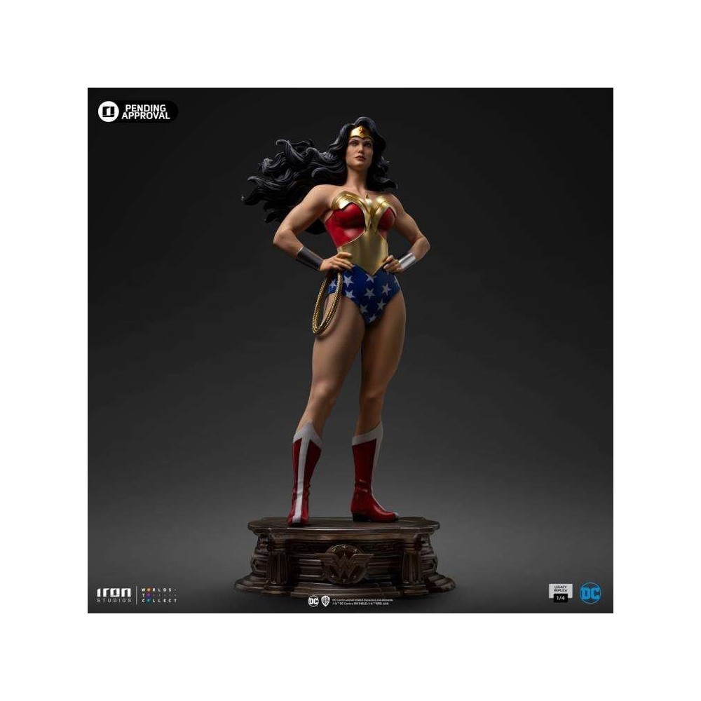 WONDER WOMAN DC TRINITY LEGACY REPLICA 1/4 STATUA FIGURE IRON STUDIOS