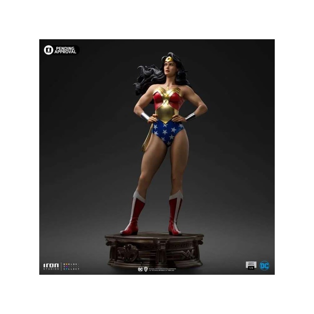 WONDER WOMAN DC TRINITY LEGACY REPLICA 1/4 STATUA FIGURE IRON STUDIOS