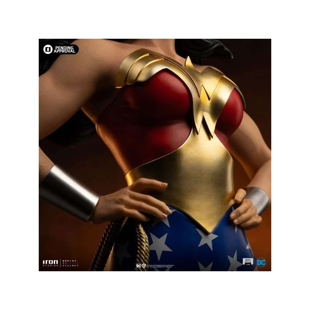 WONDER WOMAN DC TRINITY LEGACY REPLICA 1/4 STATUA FIGURE IRON STUDIOS