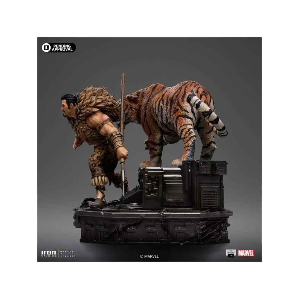 SPIDER-MAN VS VILLAINS KRAVEN THE HUNTER BDS ART SCALE DELUXE 1/10 STATUA FIGURE IRON STUDIOS