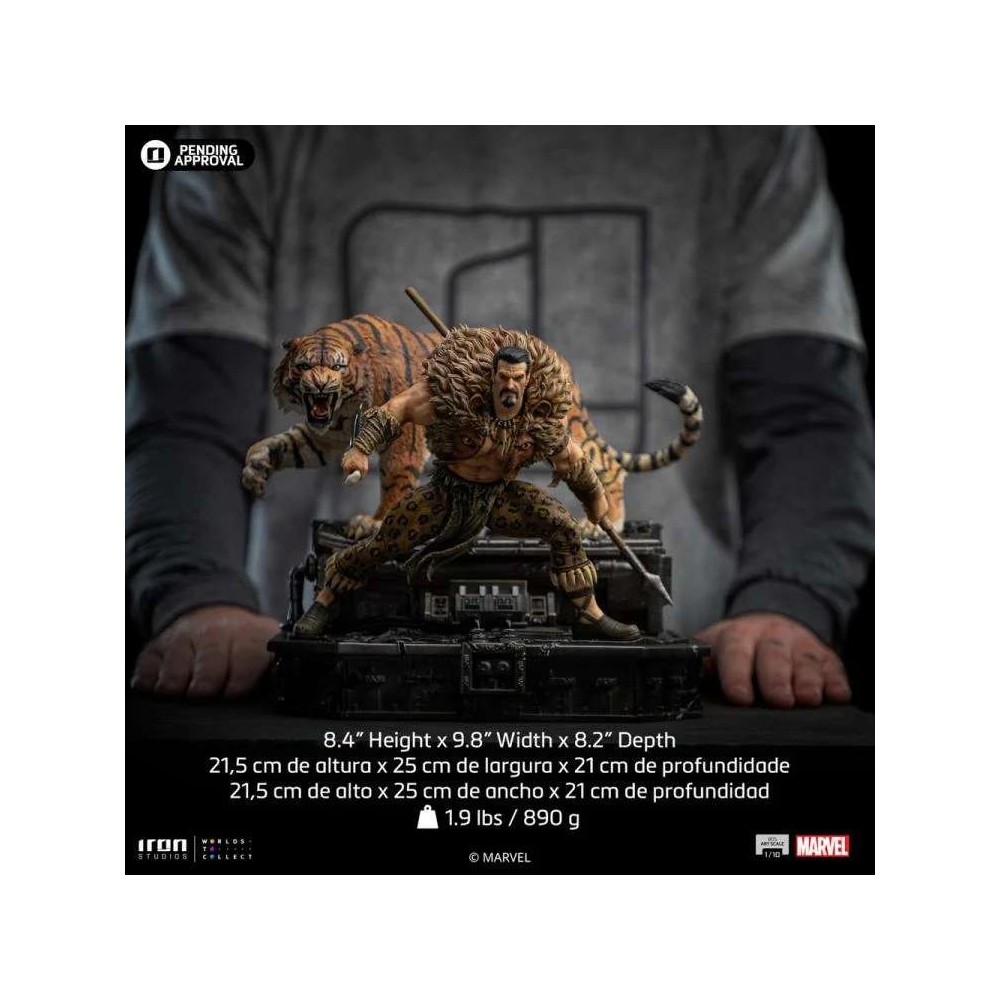 SPIDER-MAN VS VILLAINS KRAVEN THE HUNTER BDS ART SCALE DELUXE 1/10 STATUA FIGURE IRON STUDIOS