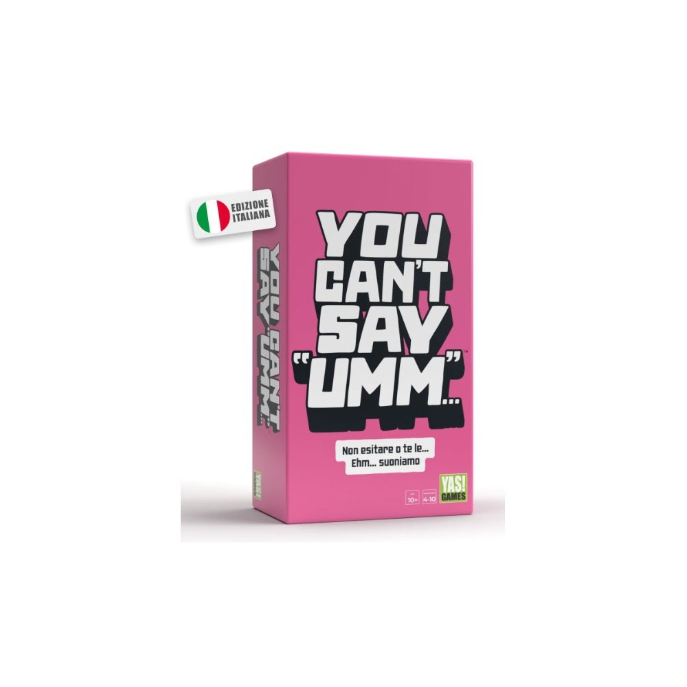 YAS! GAMES YOU CANT SAY UMM ITALIAN BOARDGAME