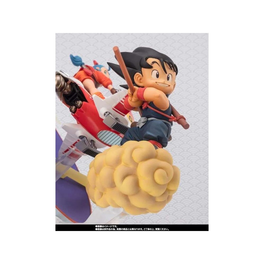 BANDAI DRAGON BALL SON GOKU & BULMA FIGUARTS ZERO STATUE