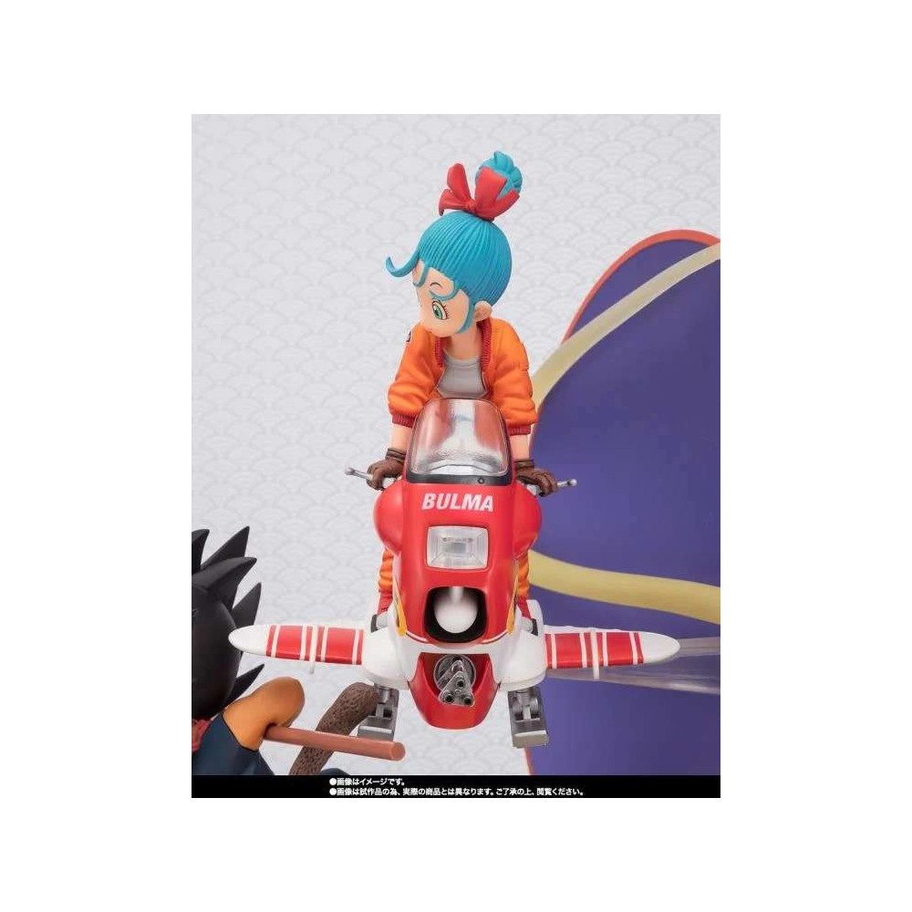 DRAGON BALL SON GOKU & BULMA FIGUARTS ZERO STATUA FIGURE BANDAI