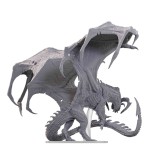 D&D ICONS OF THE REALMS ADULT BLACK DRAGON CORRUPTOR UNPAINTED MINIATURE FIGURE WIZKIDS