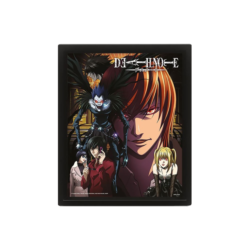 PYRAMID INTERNATIONAL DEATH NOTE LENTICULAR 3D POSTER 25X20CM