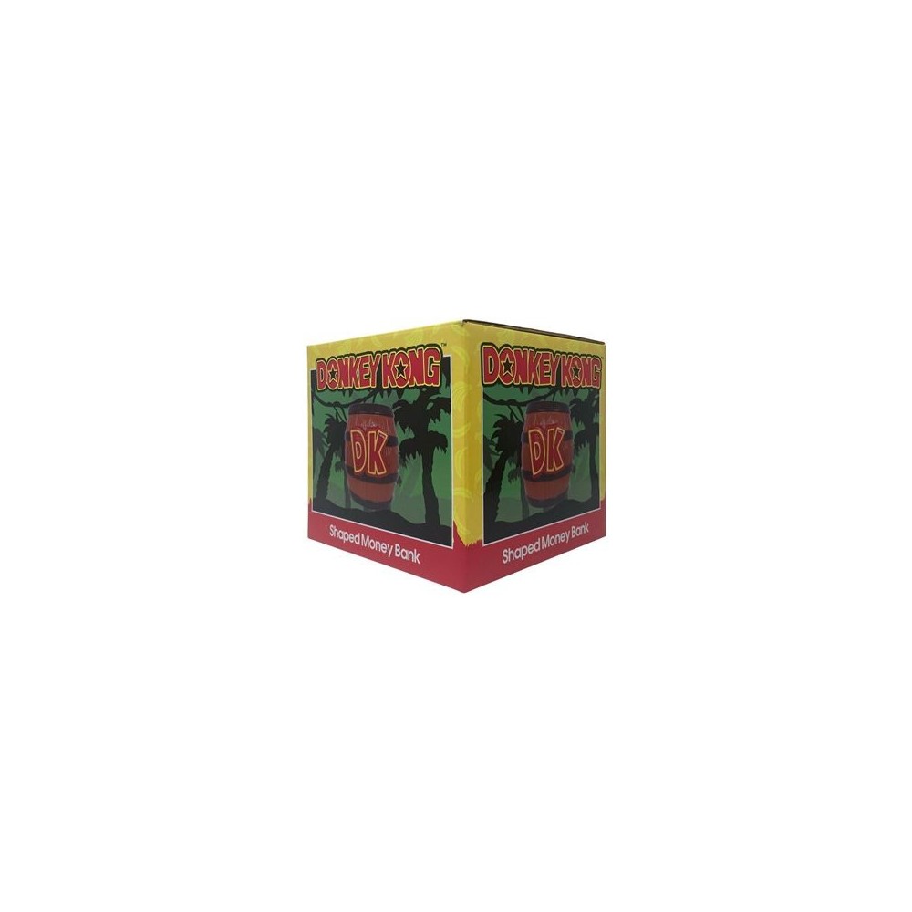 DONKEY KONG DK BARREL SHAPED MONEY BANK SALVADANAIO PYRAMID INTERNATIONAL