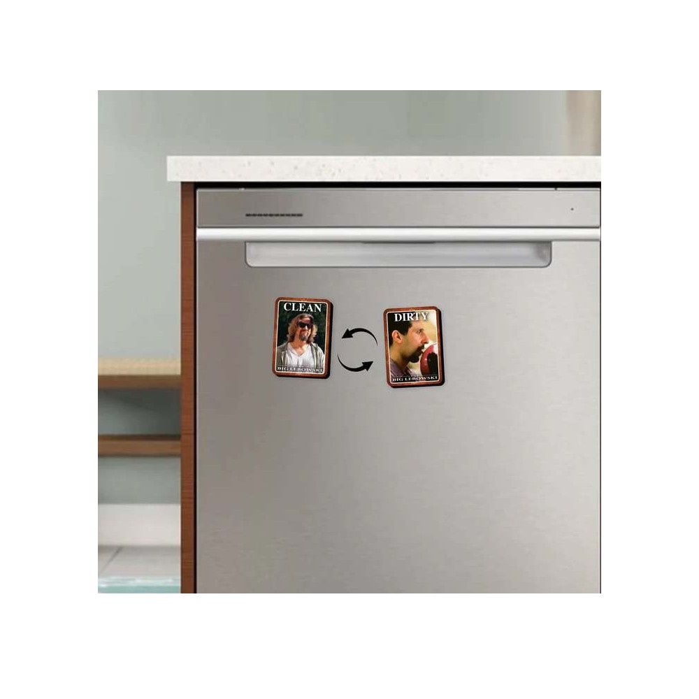AQUARIUS ENT THE BIG LEBOWSKI DOUBLE SIDE MAGNET