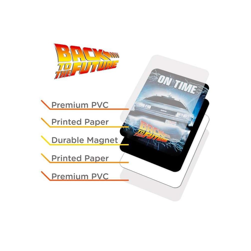 AQUARIUS ENT BACK TO THE FUTURE DOUBLE SIDE MAGNET