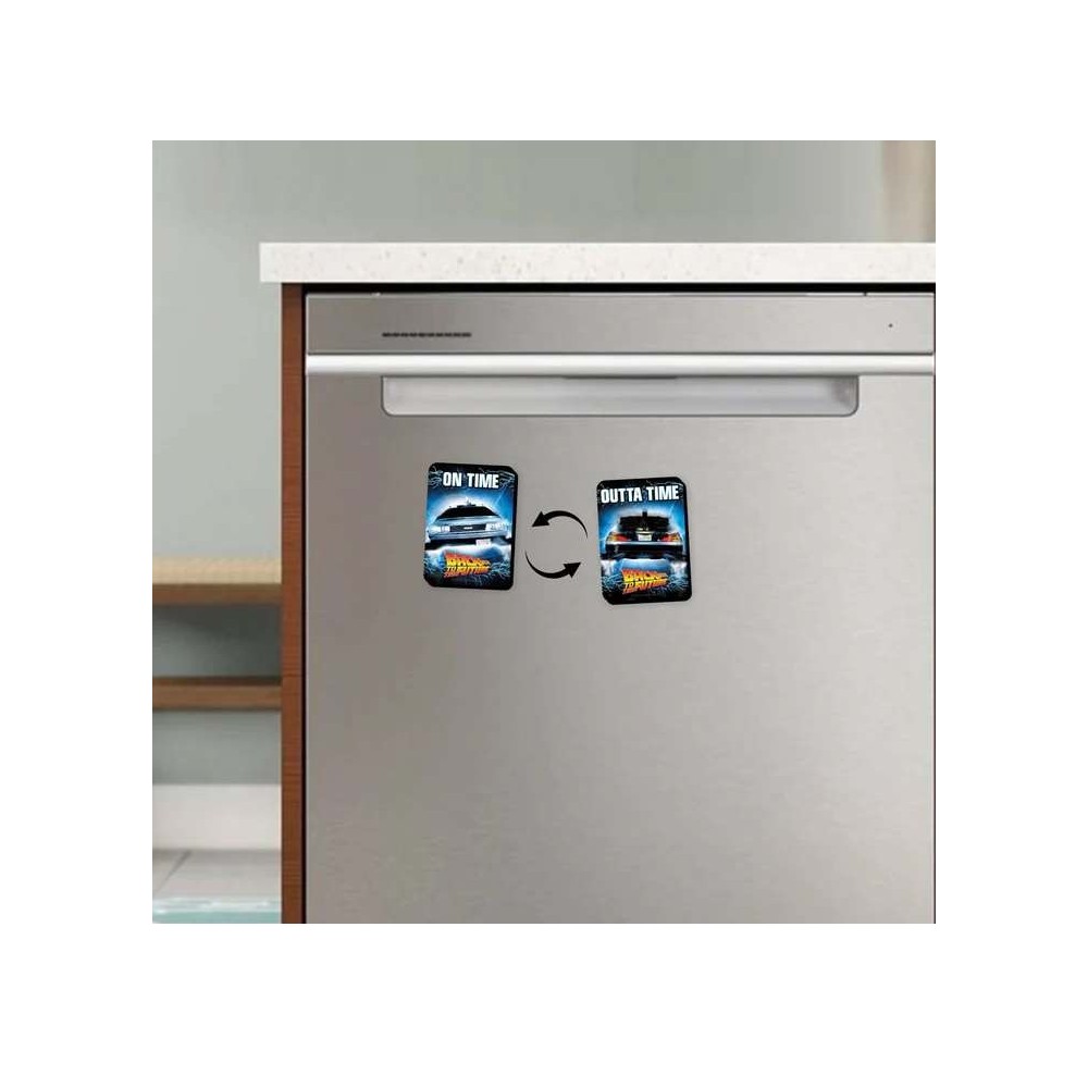 AQUARIUS ENT BACK TO THE FUTURE DOUBLE SIDE MAGNET