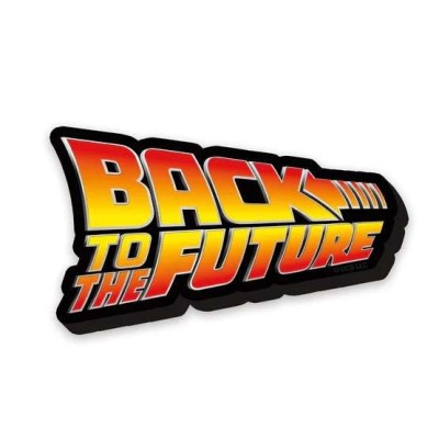 BACK TO THE FUTURE LOGO FUNKY CHUNKY MAGNETE AQUARIUS ENT