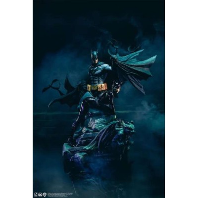 PURE ARTS DC COMICS BATMAN AND CATWOMAN REUNION STATUE 1/4 SCALE FIGURE