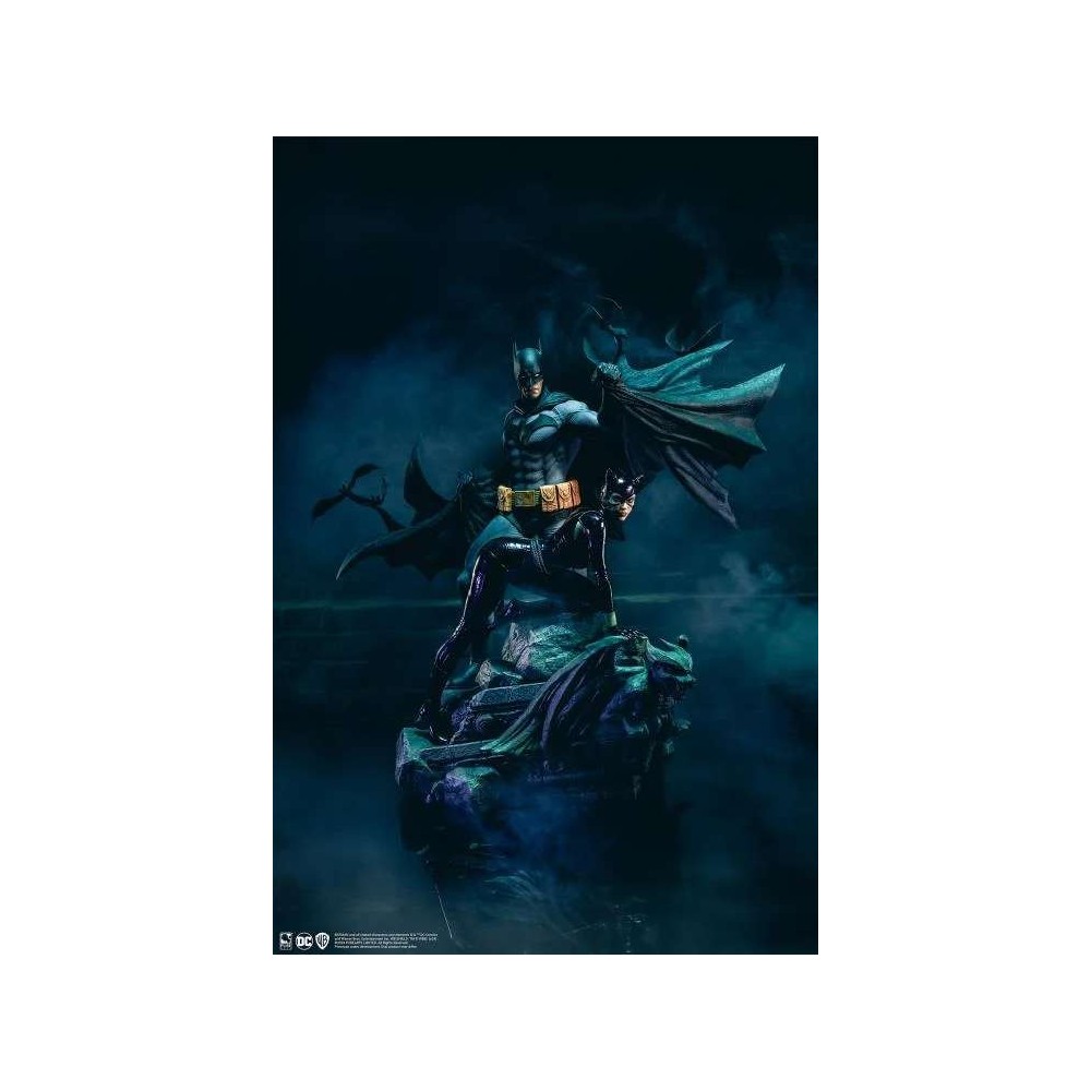 PURE ARTS DC COMICS BATMAN AND CATWOMAN REUNION STATUE 1/4 SCALE FIGURE