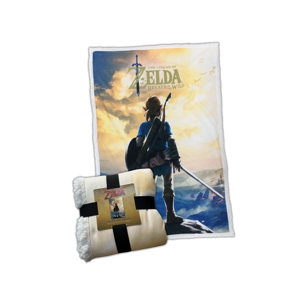 THE LEGEND OF ZELDA BREATH OF THE WILD COPERTA IN PILE SHERPA 100X150CM LYO