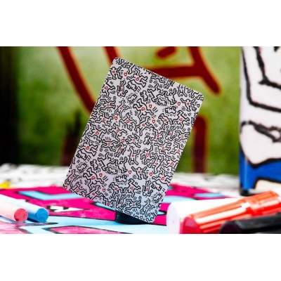 THEORY11 KEITH HARING POKER PLAYING CARDS PREMIUM DECK