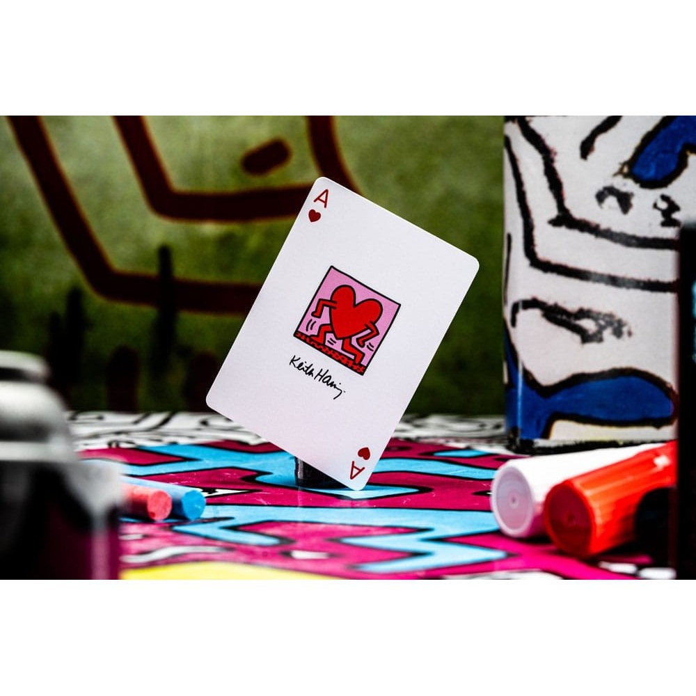 KEITH HARING POKER PLAYING CARDS PREMIUM MAZZO THEORY11
