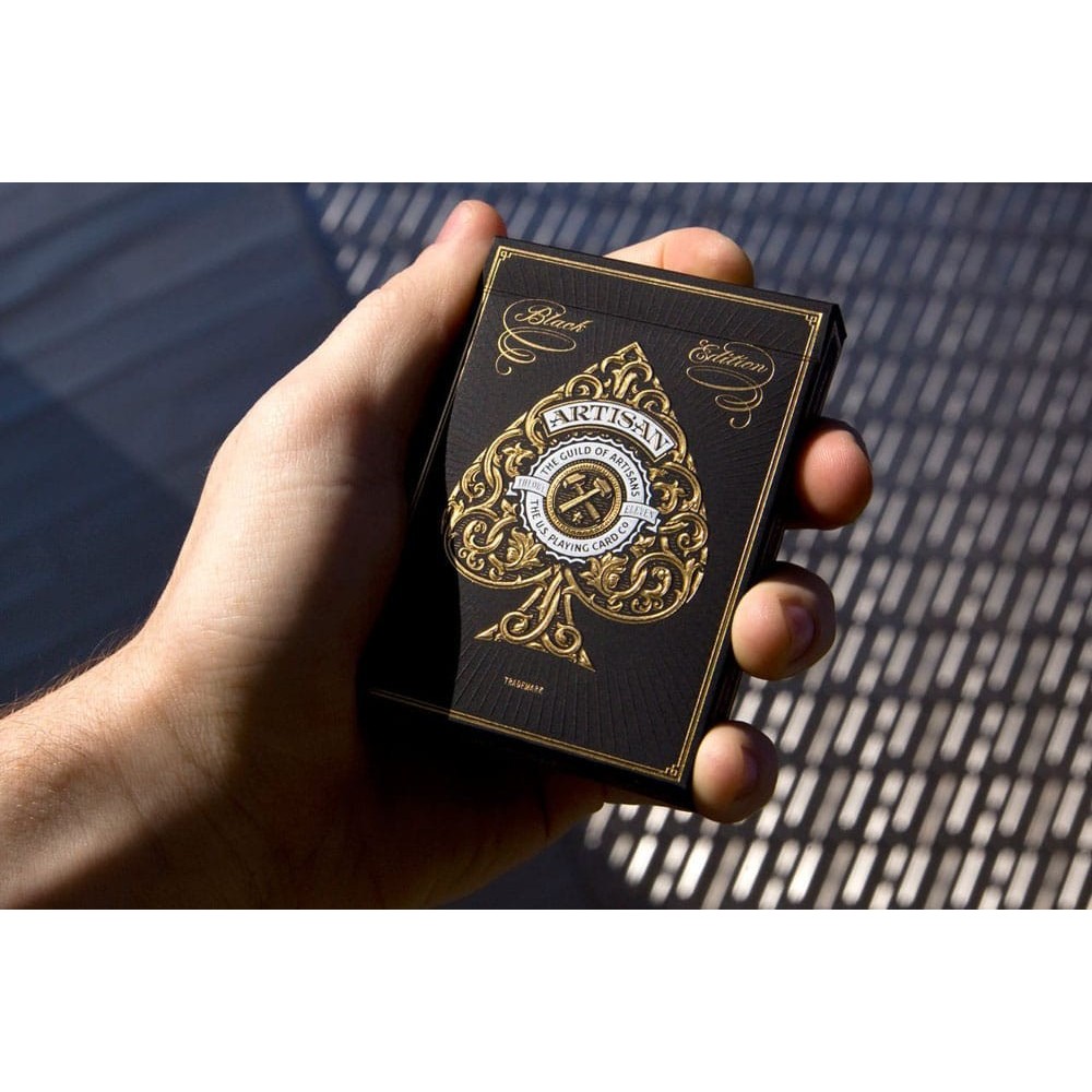 THEORY11 ARTISAN BLACK EDITION POKER PLAYING CARDS PREMIUM DECK