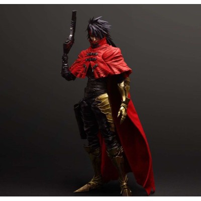 SQUARE ENIX FINAL FANTASY 7 REBIRTH VINCENT VALENTINE PLAY ARTS SHIN 28CM ACTION FIGURE