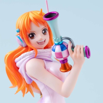 MEGAHOUSE ONE PIECE P.O.P. EVOLUTIONARY HISTORY NAMI PVC STATUE