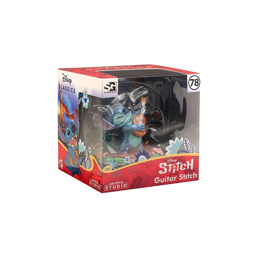 LILO AND STITCH GUITAR STITCH SUPER FIGURE COLLECTION STATUA ABYSTYLE