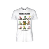 MAGLIA T SHIRT NINTENDO SUPER MARIO KART SELECT PLAYER