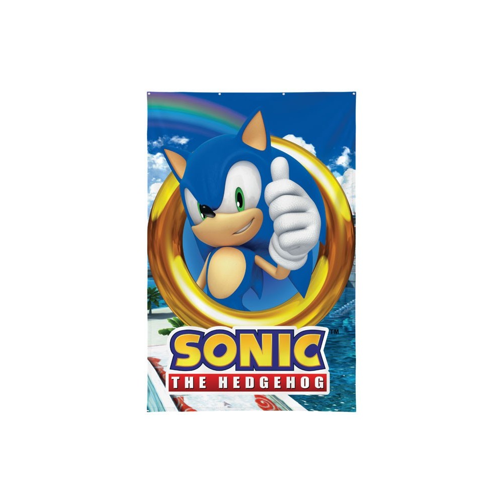SONIC THE HEDGEHOG WALL DECOR 125X85CM TELO DECORATIVO LYO
