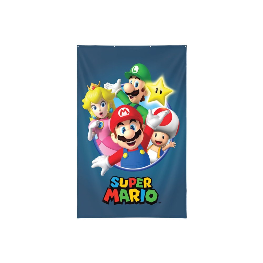 LYO SUPER MARIO CHARACTERS WALL DECOR 125X85CM