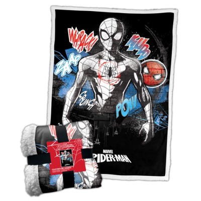 LYO MARVEL SPIDER-MAN FLEECE SHERPA BLANKET 100X150CM