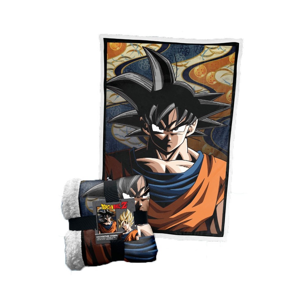 DRAGON BALL Z GOKU COPERTA IN PILE SHERPA 100X150CM LYO