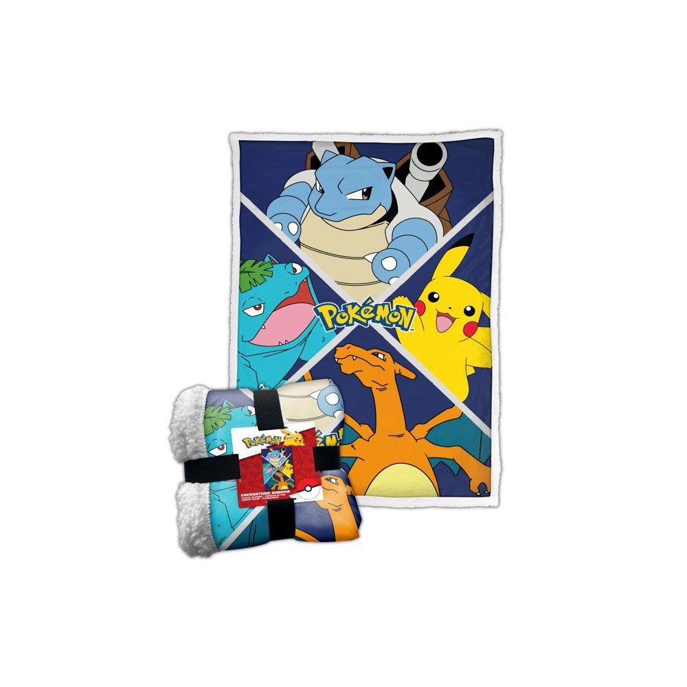POKEMON CLASSIC COPERTA IN PILE SHERPA 100X150CM LYO
