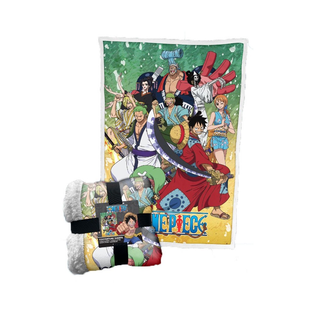 ONE PIECE WANO COPERTA IN PILE SHERPA 100X150CM LYO