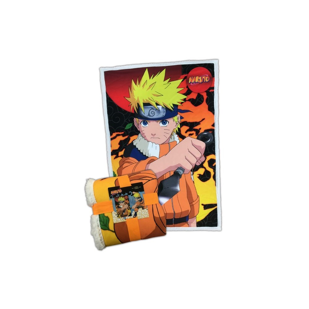 NARUTO UZUMAKI COPERTA IN PILE SHERPA 100X150CM LYO