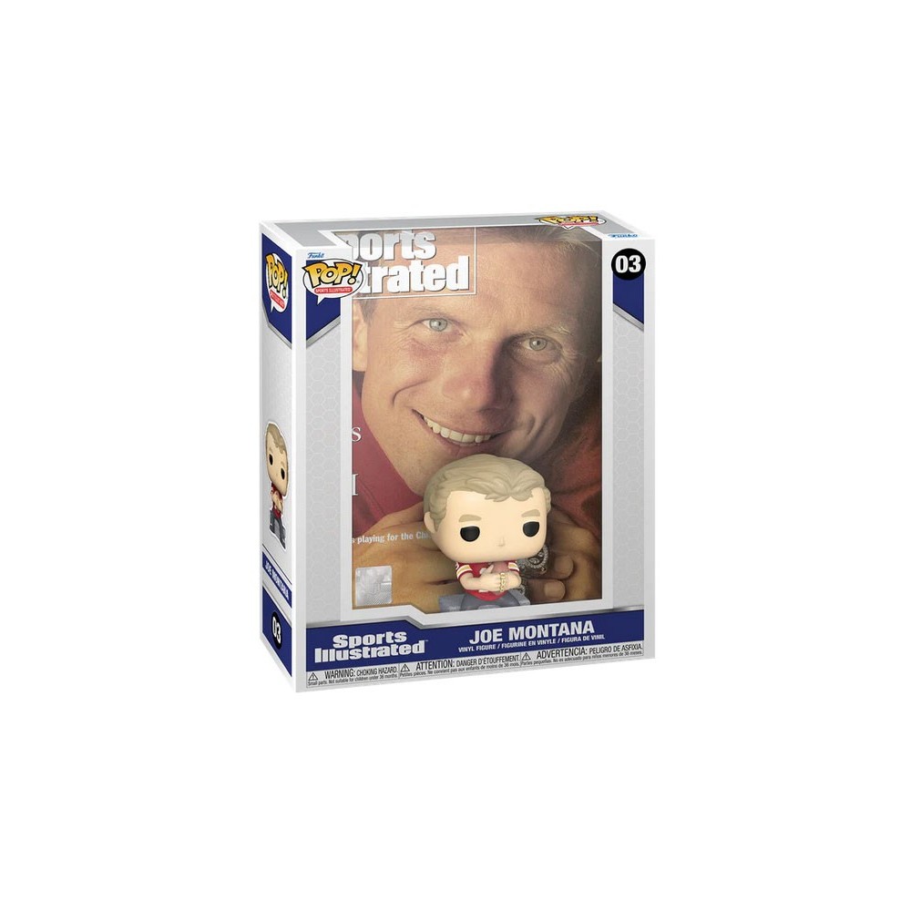 FUNKO FUNKO POP! SPORT ILLUSTRATED COVER JOE MONTANA BOBBLE HEAD FIGURE