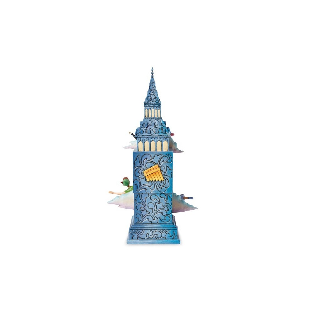 DISNEY TRADITIONS PETER PAN BIG BEN OROLOGIO STATUA RESIN FIGURE ENESCO