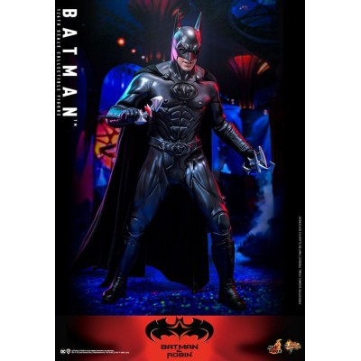 HOT TOYS BATMAN & ROBIN MOVIE MASTERPIECE BATMAN 1/6 SCALE ACTION FIGURE
