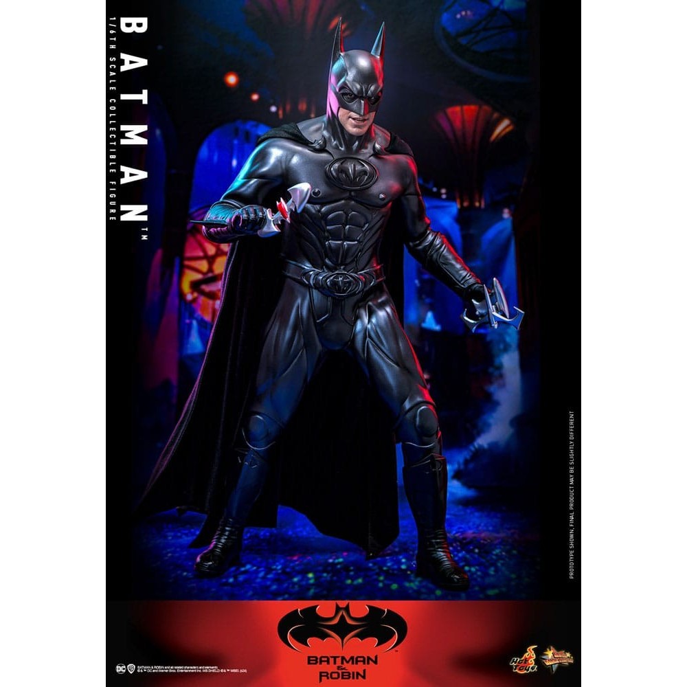 HOT TOYS BATMAN & ROBIN MOVIE MASTERPIECE BATMAN 1/6 SCALE ACTION FIGURE