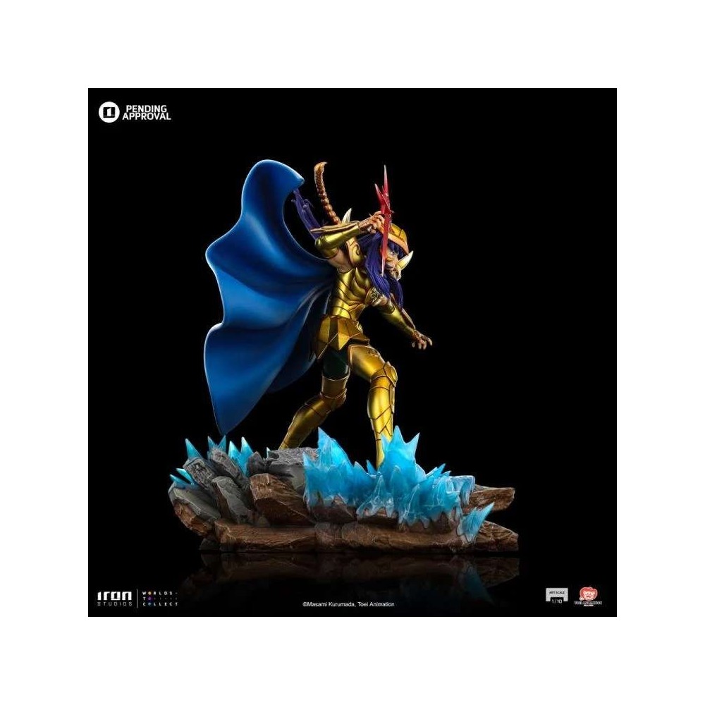 SAINT SEIYA SCORPIO MILO ART SCALE 1/10 STATUA FIGURE IRON STUDIOS