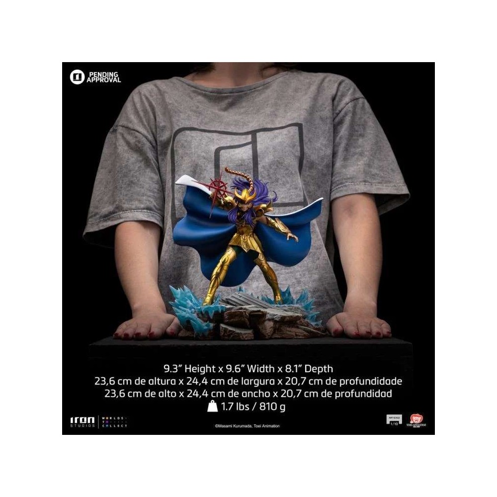 SAINT SEIYA SCORPIO MILO ART SCALE 1/10 STATUA FIGURE IRON STUDIOS