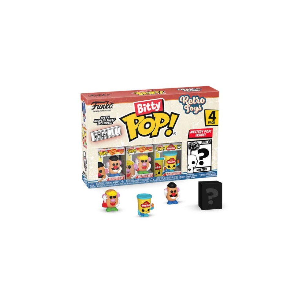 FUNKO FUNKO BITTY POP! RETRO TOYS 4 PACK MR. POTATO HEAD VINYL MINI FIGURES