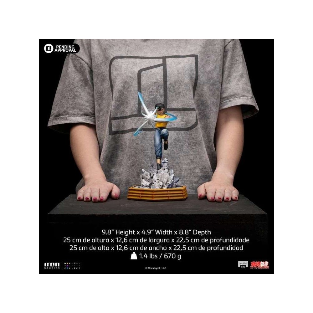 YU YU HAKUSHO YUSUKE URAMESHI ART SCALE 1/10 STATUA FIGURE IRON STUDIOS