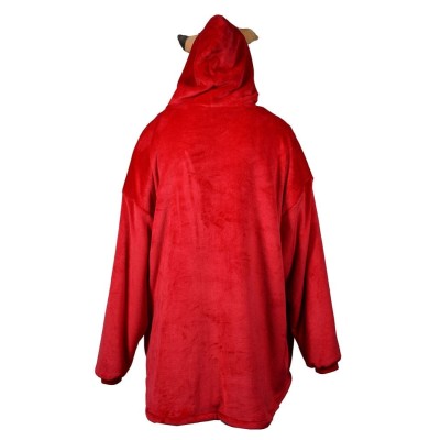 WARHAMMER 40K FELPA OVERSIZED HOODIE BLANKET SQUIG RED AAA MERCHANDISE