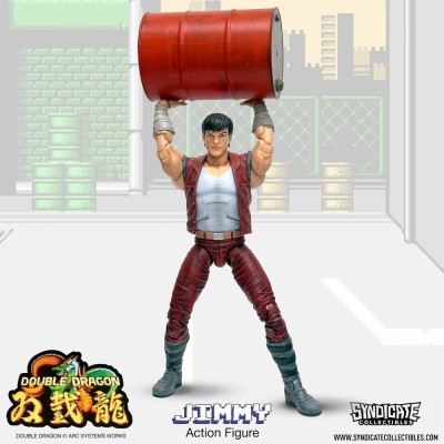 DOUBLE DRAGON JIMMY DELUXE ACTION FIGURE SYNDICATE COLLECTIBLES