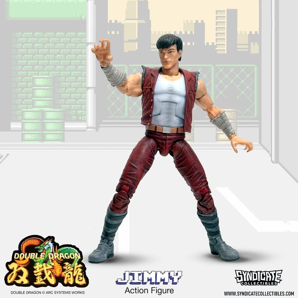 DOUBLE DRAGON JIMMY DELUXE ACTION FIGURE SYNDICATE COLLECTIBLES