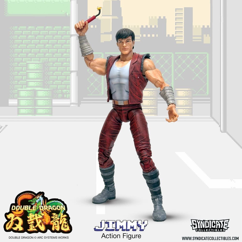 DOUBLE DRAGON JIMMY DELUXE ACTION FIGURE SYNDICATE COLLECTIBLES