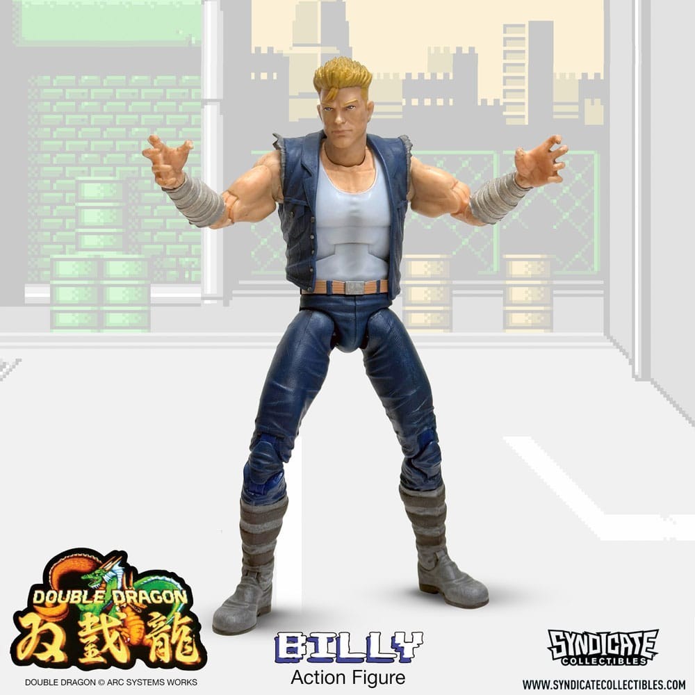 DOUBLE DRAGON BILLY DELUXE ACTION FIGURE SYNDICATE COLLECTIBLES